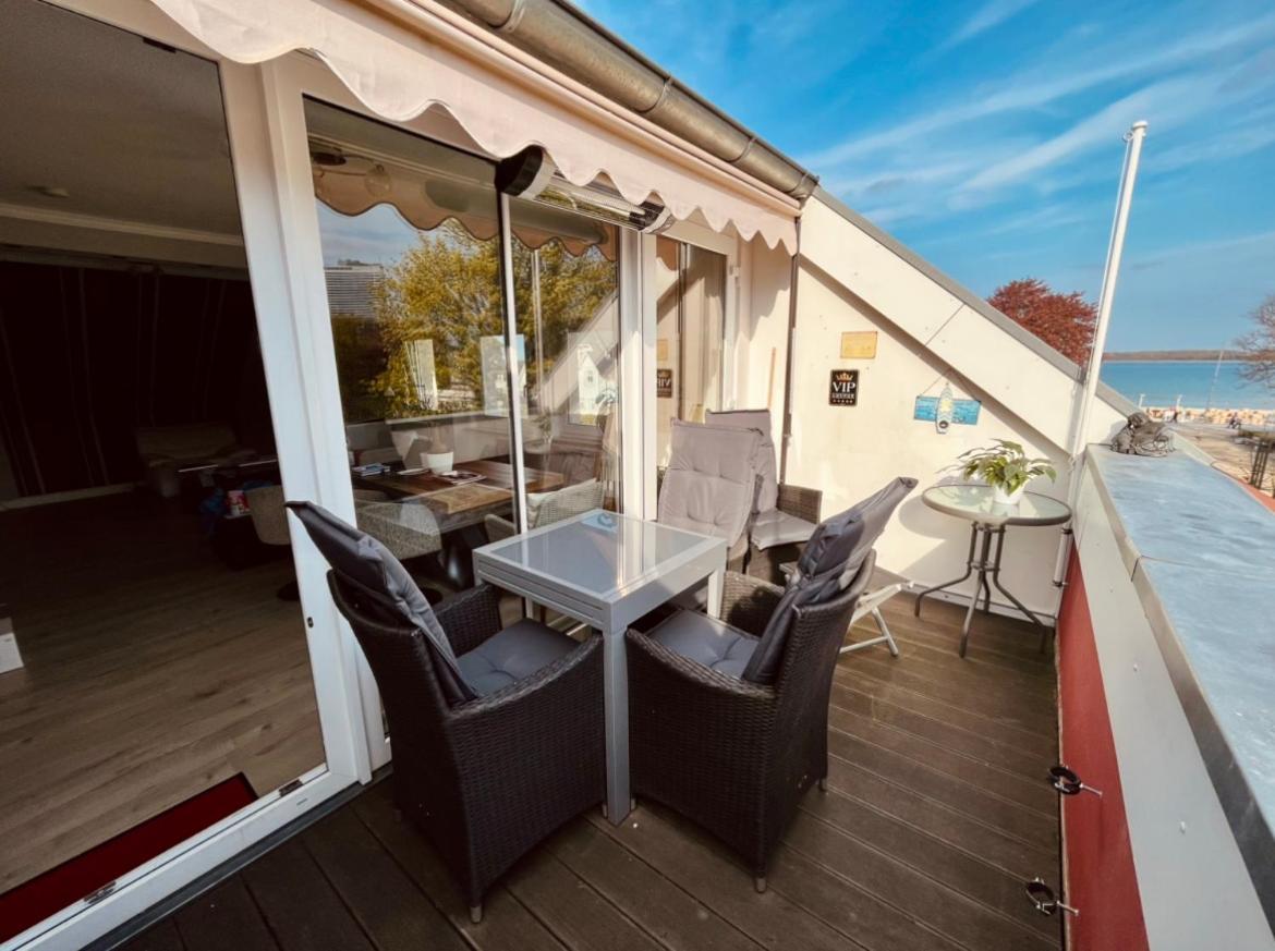 ליבק 3Sz Penthaus Luna Am Sandstrand Mit Meerblick & Balkon מראה חיצוני תמונה